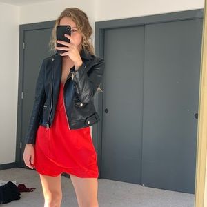 H&M Faux Leather Moto Jacket